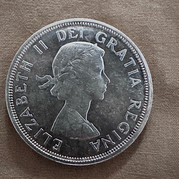 1964 Canada Quebec Charlottetown Commemorative BIG Silver Dollar Coin - Picture 2 of 7